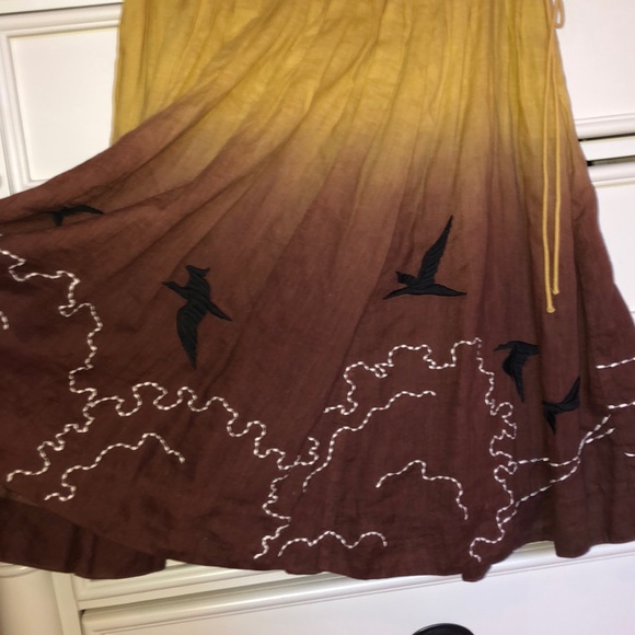 Ombre Bird skirt by Lithe - Picture 5 of 8